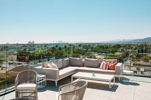 Lounge into the day with panoramic views and plush seating.
