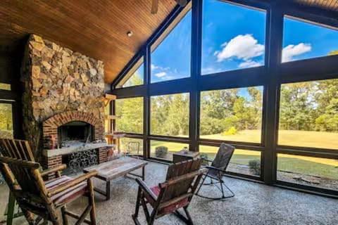 Back Screened in Porch with Great View
