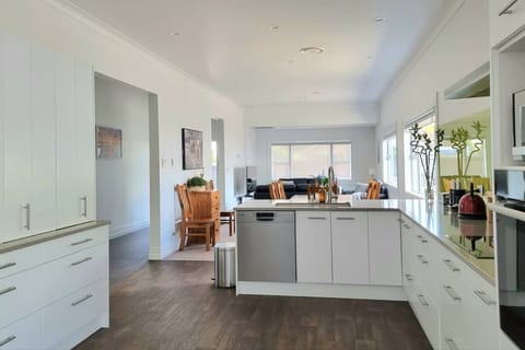 The space has been opened up to create a large open-plan area.