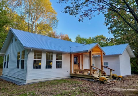 Farmhouse in evening