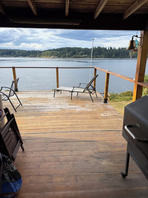 Covered deck area
