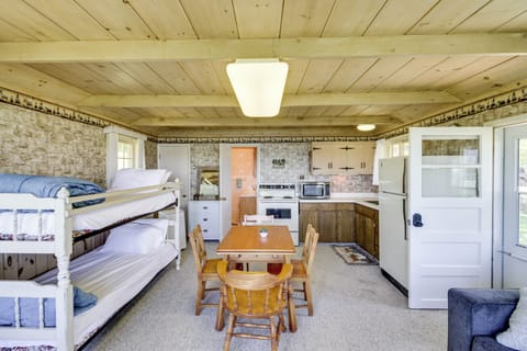 Bedroom 3 (Cabin 2) | Twin Bunk Bed | Queen Sleeper Sofa | Kitchen
