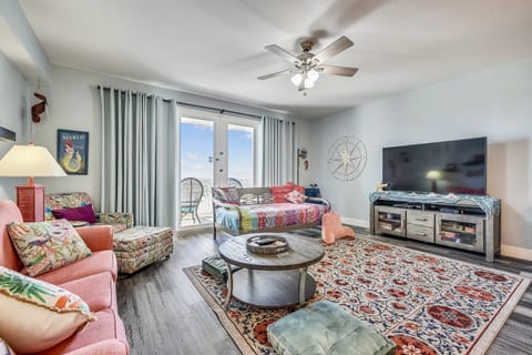 Living room with sleeper sofa