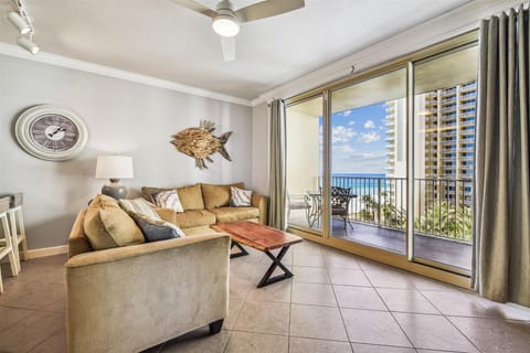 Living room with balcony