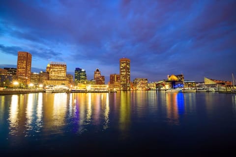 Soak in dazzling city views and waterfront sparkle after sunset.