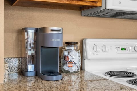Coffee bar and breakfast-ready — just bring your favorite brew!