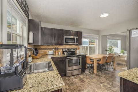 Spacious kitchen with updated appliances