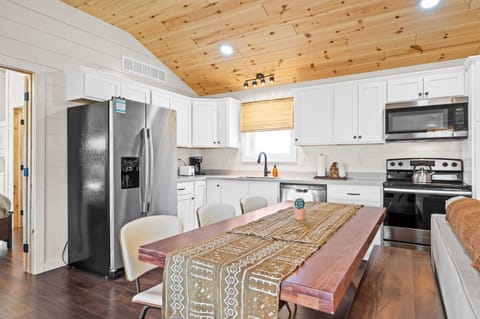 Kitchen and dining area