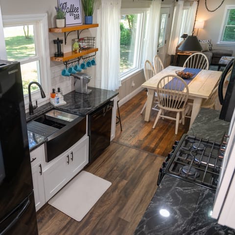 fully-equipped kitchen