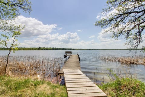 Cass Lake Vacation Rental | 3BR | 2BA | Steps Required | 1,800 Sq Ft