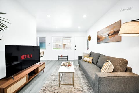 Drop your bags and flop onto the sofa. This space is made for lazy mornings and movie nights. #TravelSGVCertified