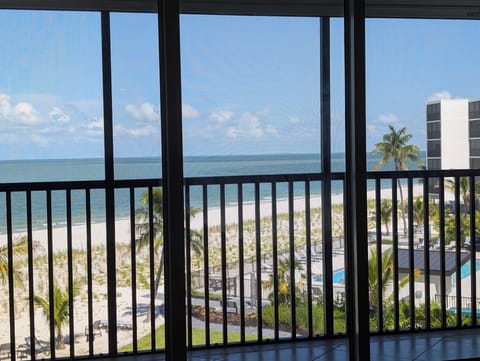 Beach ocean view.from living room. 