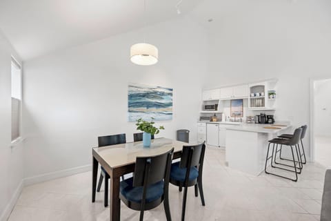 Cozy dining area with a 4-seater table