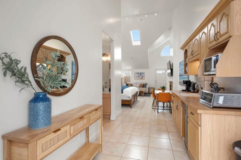 Welcoming penthouse entryway creating a cozy first impression