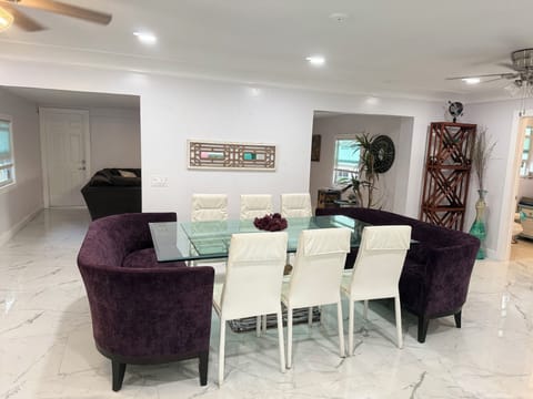 Dining room seats 12