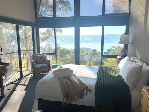 The Lookout Studio Queen Bedroom Suite with magnificent views