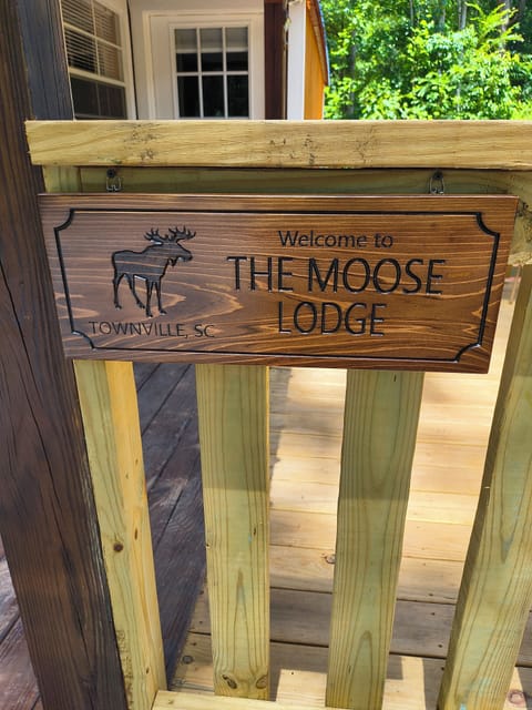 The Moose Lodge entrance.