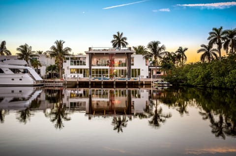 Stunning photo of our property from across the water!