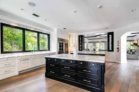 Our magnificent kitchen featuring dual islands.