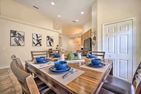 Gather around a spacious dining table to share meals and create memories.