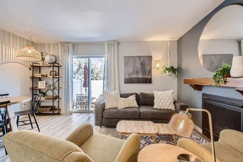 Bright living room on the main level