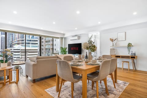 Spacious dining area