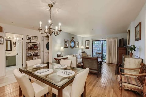Seamless flow between the kitchen, dining area, and living room, creating a spacious and connected environment.