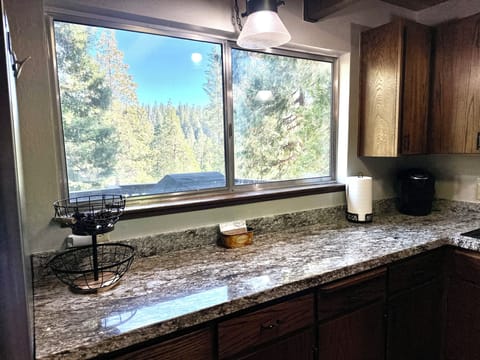 Open view from kitchen window