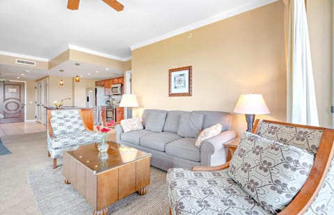 Spacious island retreat with warm tones, modern kitchen, and cozy charm. HKK-820