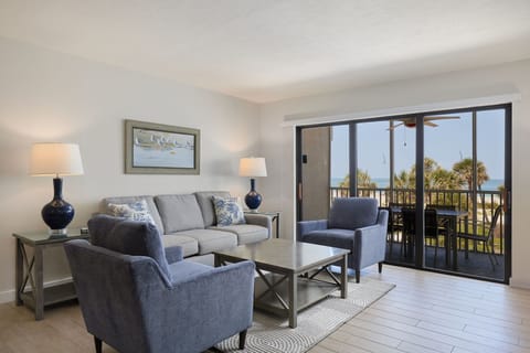 Living room with sleeper sofa