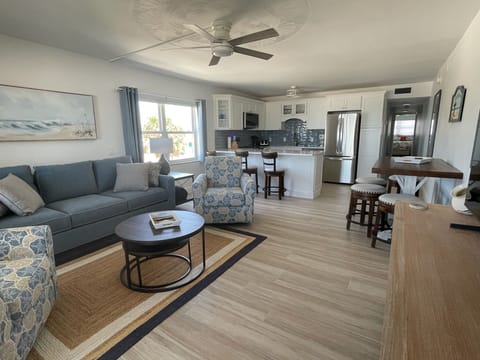 Be part of conversation in the open concept living space.