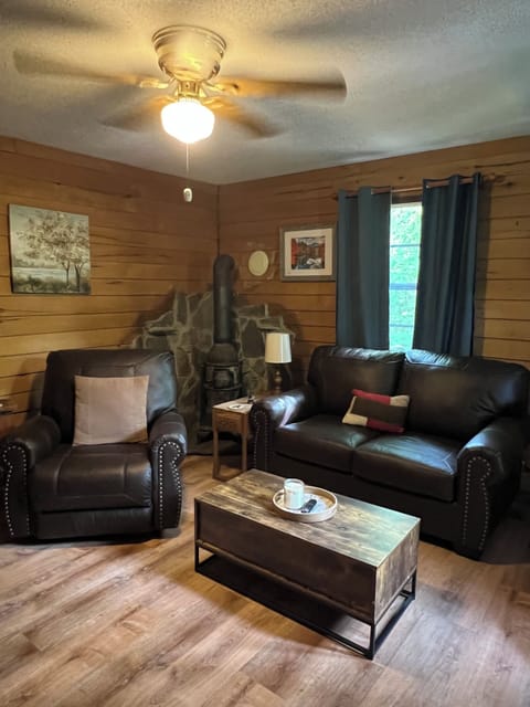 Comfy Loveseat and Recliner for watching football  or your favor T.V apps