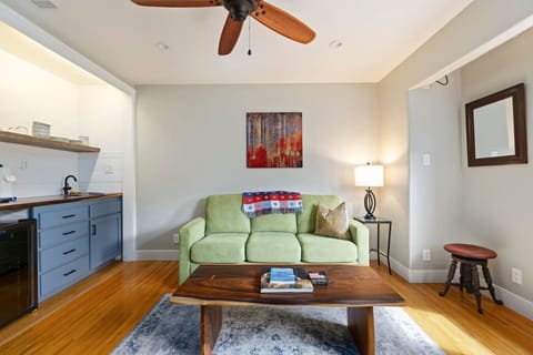 Relaxing living space with Smart TV and Wi-Fi