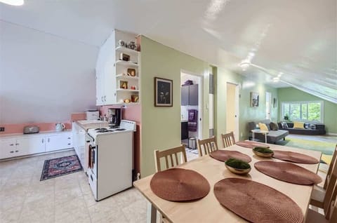 Seamless Kitchen–Dining–Living Space
