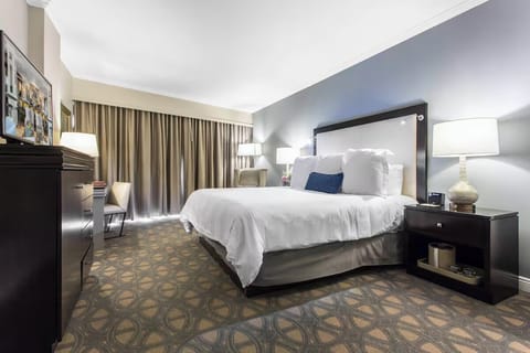Stretch out on plush linens with soft, ambient lighting.