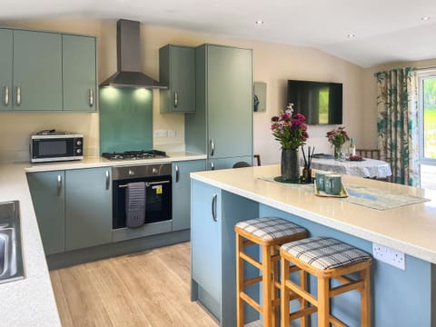 Kitchen | Ridge View Lodge - Alderneuk Lodges, Dumfries