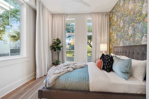 Unit 101 | Bedroom 1 | 1 King Bed | Ensuite ADA-Compliant Full Bathroom | First Floor