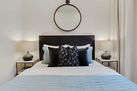 Unit 101 | Bedroom 2 | 1 Queen Bed | First Floor | Natural Light | Private Bedroom