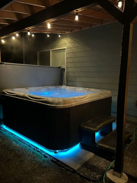 Private, all-season Hot Tub ready for you to soak and unwind under the stars