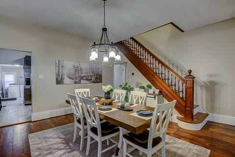 Large dining room off the kitchen.