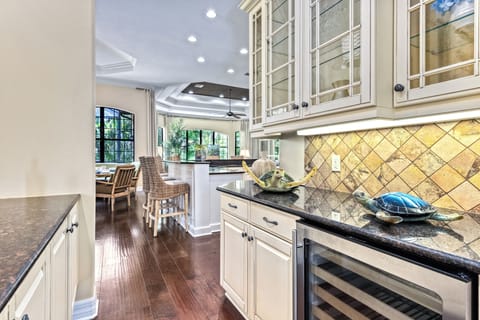 View into the Kitchen.