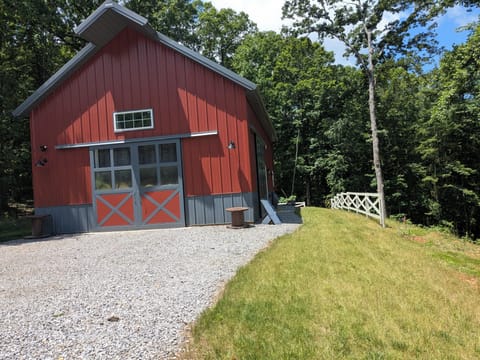 Street view of Barndominium