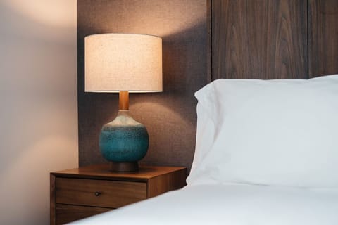 Unit with King bed. Exact unit will be assigned upon arrival. Views, colors, and decor may vary.