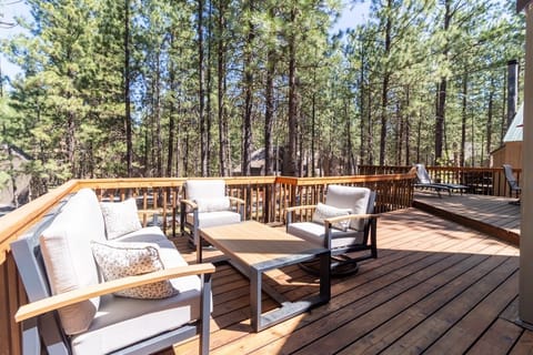 Back Deck with Forest View