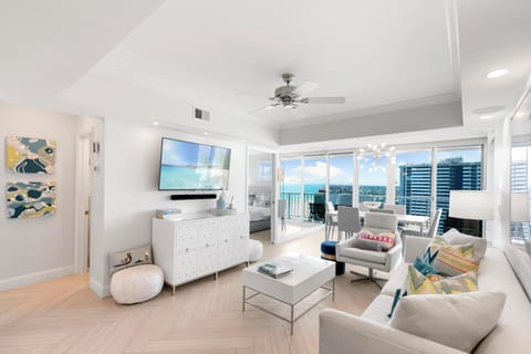 Bright and contemporary styled living room