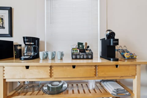 Kitchen - Coffee bar stocked and ready