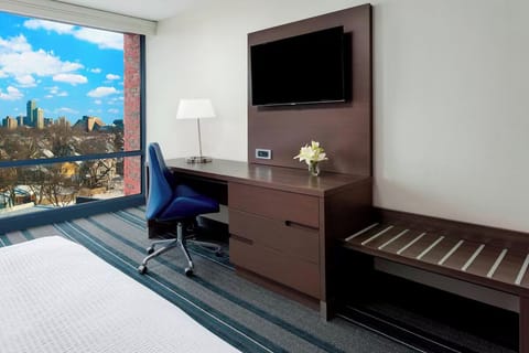 Settle in at the window desk and stream effortlessly.