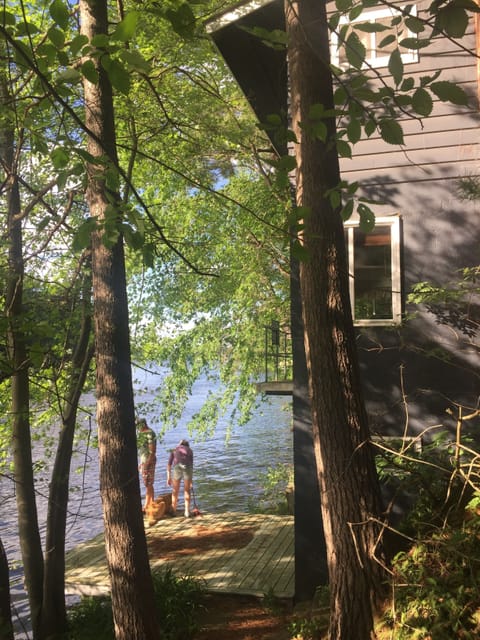 This shows you how close we are to the lake.  We have a year round dock. 