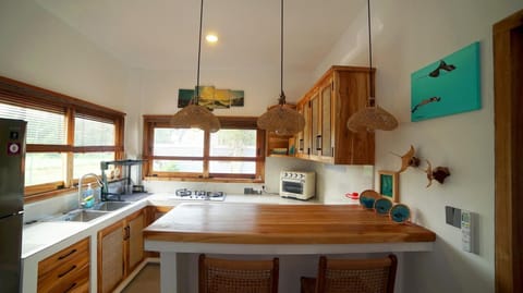 Kitchen with self-catering facilities