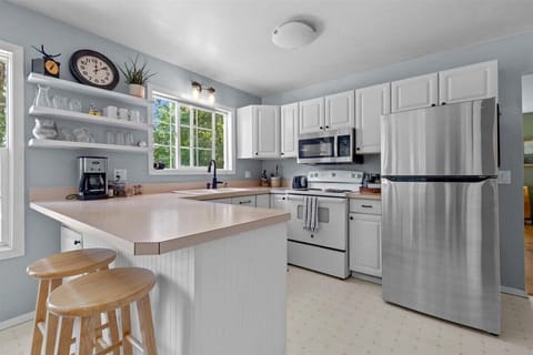Fully stocked kitchen